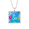 Image of Be Still (Square) Necklace