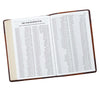 Image of Two-tone Brown Faux Leather Large Print Thinline King James Version Bible