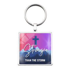 Stronger (Square) Key Chain (Ships around 12-18-24)