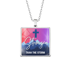 Stronger (Square) Necklace