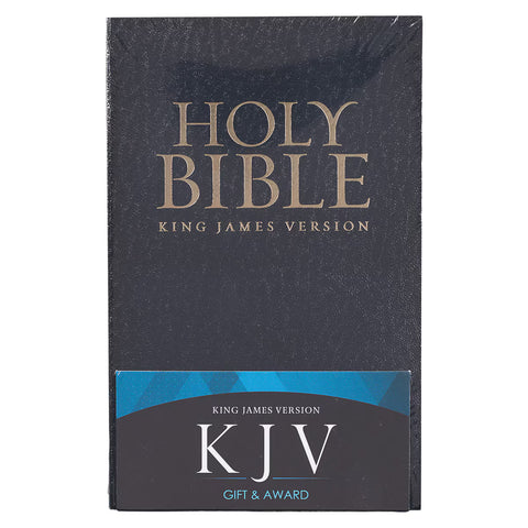 Black Softcover King James Version Gift and Award Bible