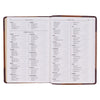 Image of Two-tone Brown Faux Leather Large Print Thinline King James Version Bible