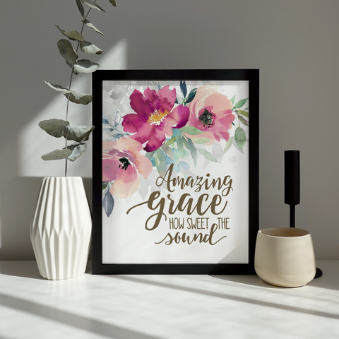 Amazing Grace 8" x 10" Poster Print (Unframed)
