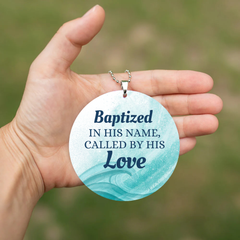 Baptized Love Rearview Mirror Ornament
