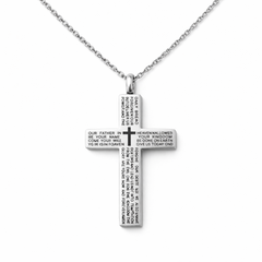 Cremation Cross Necklace