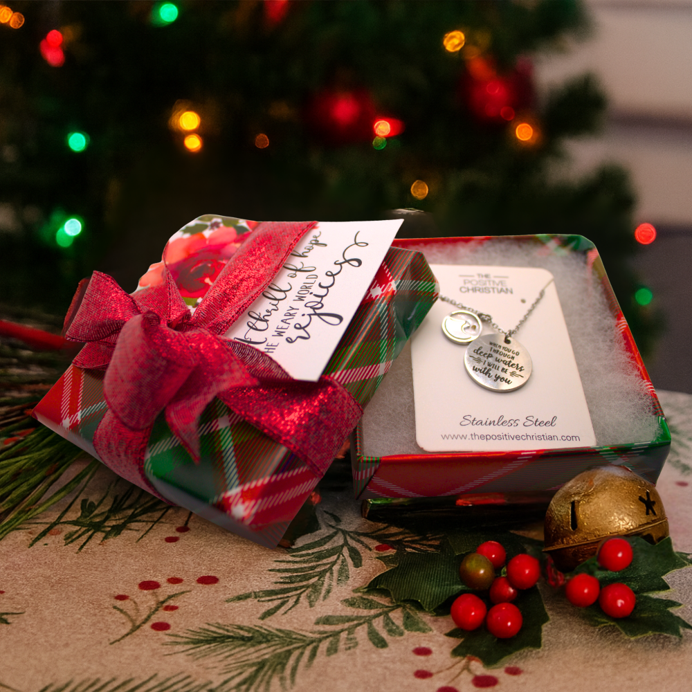 (Gift-wrapped) Deep Waters Mustard Seed Necklace