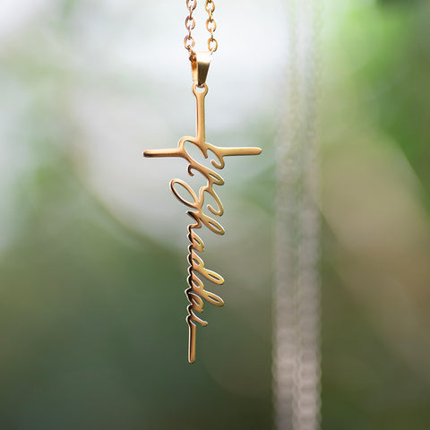 El Shaddai Cross Necklace