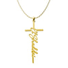 Image of El Shaddai Cross Necklace (Ships by 10-29-24)