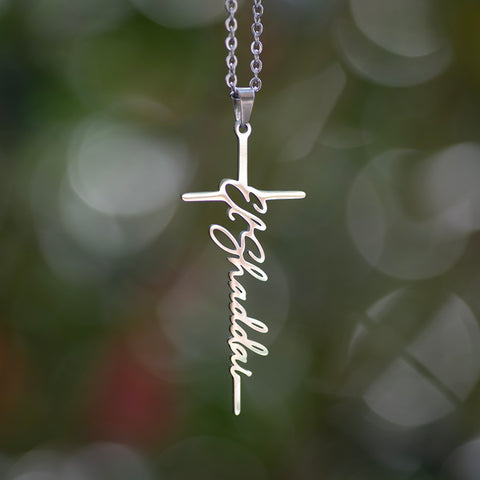 El Shaddai Cross Necklace