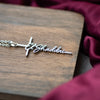 Image of El Shaddai Cross Necklace (Ships by 10-29-24)