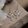Image of Faith Heart Earrings
