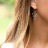 Image of Faith Heart Earrings