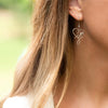 Image of Faith Heart Earrings