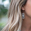 Image of Geometric Cross Earrings (Ships by 10-29-24)