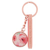 Image of Courage Dear Heart Coral Poppies Key Ring