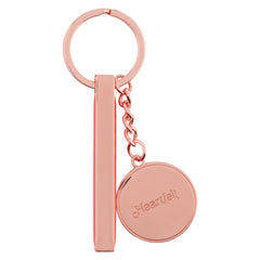 Courage Dear Heart Coral Poppies Key Ring