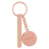 Image of Life Is Beautiful Citrus Leaves Rose Gold Key Ring