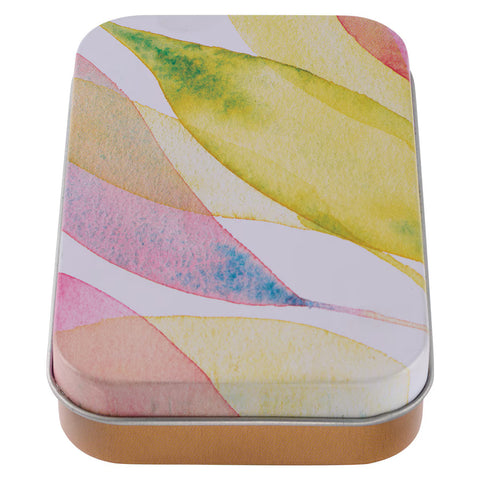 Life Is Beautiful Citrus Leaves Rose Gold Key Ring