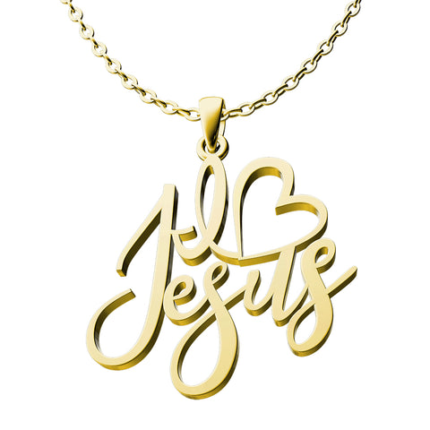 I Love Jesus Necklace