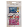 Image of Hope and Trust Floral Assorted Magnet Set