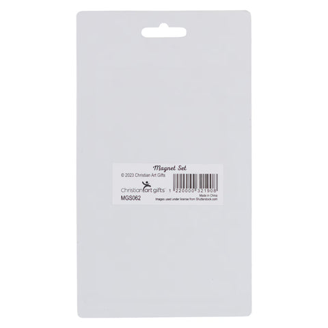 Hope and Trust Floral Assorted Magnet Set