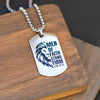 Image of Men of Faith Dog Tag Necklace (Ships around 03-25-25)