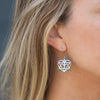 Image of Messianic Heart Earrings