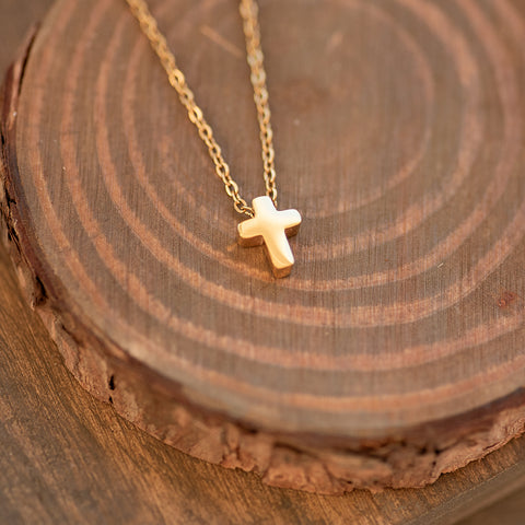 Mini Cross Necklace (Ships around 03-25-25)