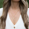 Image of Mustard Seed Cross Necklace