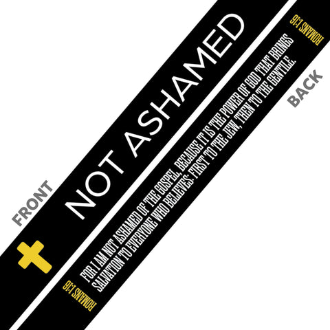 Inspiration Bracelet - Not Ashamed - Black