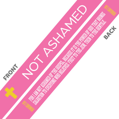 Inspiration Bracelet - Not Ashamed - Pink