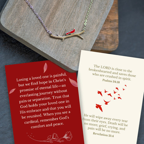 Cardinal Necklace