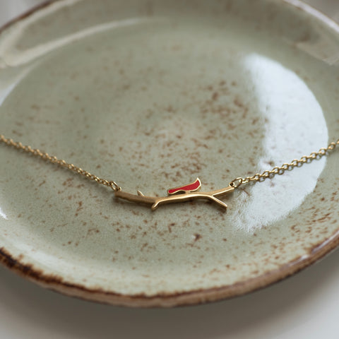 Cardinal Necklace