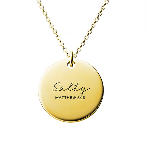 Salty Matthew 5:13 Necklace