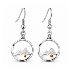 Mustard Seed Mountain Earrings