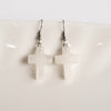 Image of Stone Cross Earrings (Ships around 03-25-25)