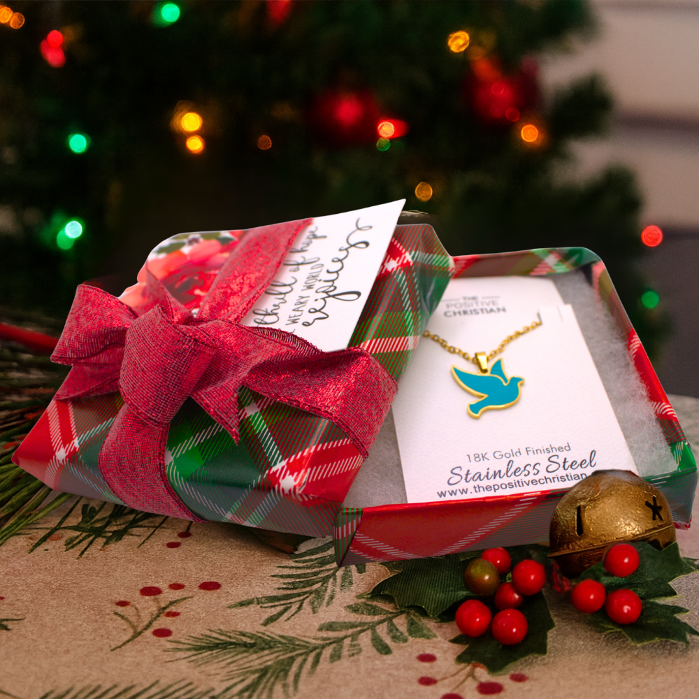 (Gift-wrapped) The Dove Necklace - Gold