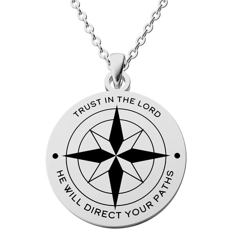 Trust In The Lord Proverbs 3:5-6 Necklace