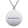 Image of Trust In The Lord Proverbs 3:5-6 Necklace