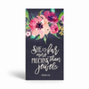 Image of She Is Far More Precious Magnet 1.5" x 3" (Ships around 10-12-26)
