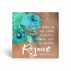 Rejoice In The Lord Magnet 2" x 2" (Ships around 10-12-26)