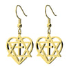 Image of Messianic Heart Earrings