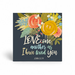 Love One Another Magnet 2" x 2" (Ships around 10-12-26)