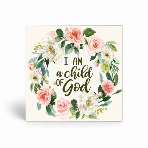 Child Of God Magnet 2" x 2" (Ships around 10-12-26)
