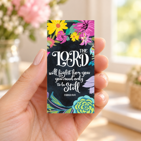 The Lord Will Fight For You Magnet 1.5" x 3" (Ships around 10-12-26)