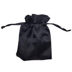 8 Pack - Black Satin Gift Bags