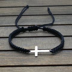 Rope Cross Bracelet