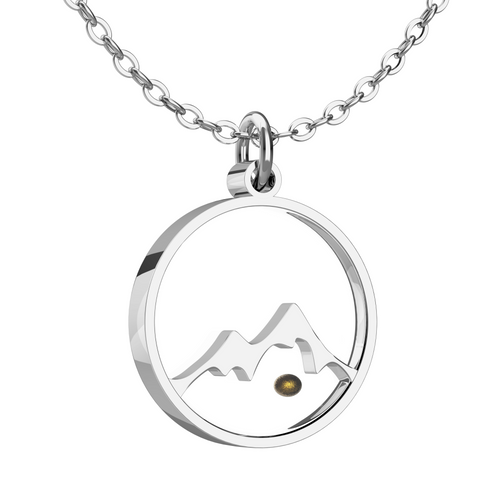 Mustard Seed Mountain Necklace