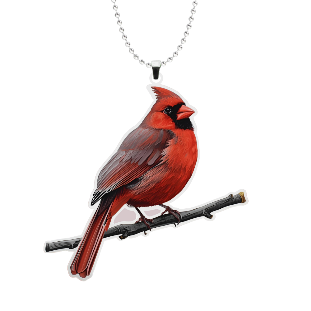 Cardinal Rearview Mirror Ornament