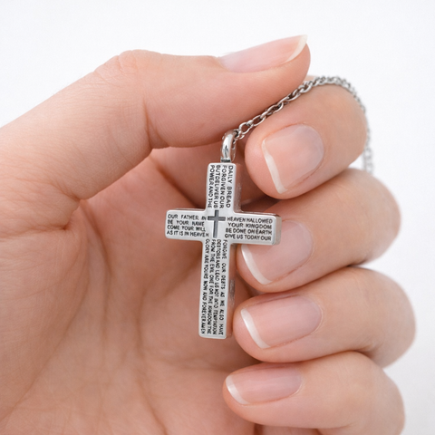Cremation Cross Necklace